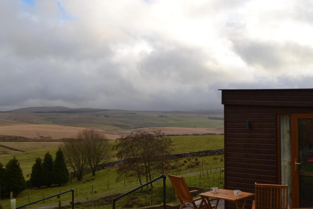 The Warren Lodge Cabin At Ashes Farm, Near Settle Eksteriør billede
